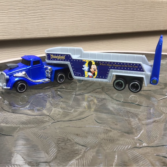 Disney Mickey Mouse Plush with Vintage 1999 Hot Wheels Toy Truck - Picture 2 of 13